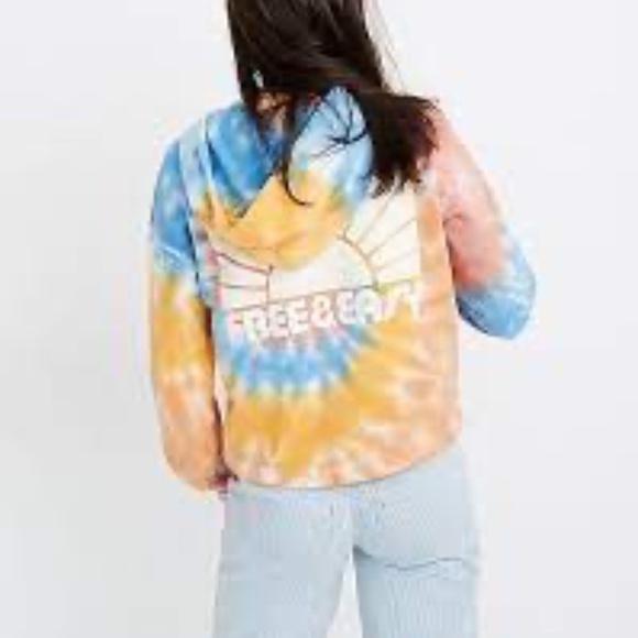 Madewell x Free & Easy Tie-Dye Hoodie Sweatshirt - Picture 1 of 7